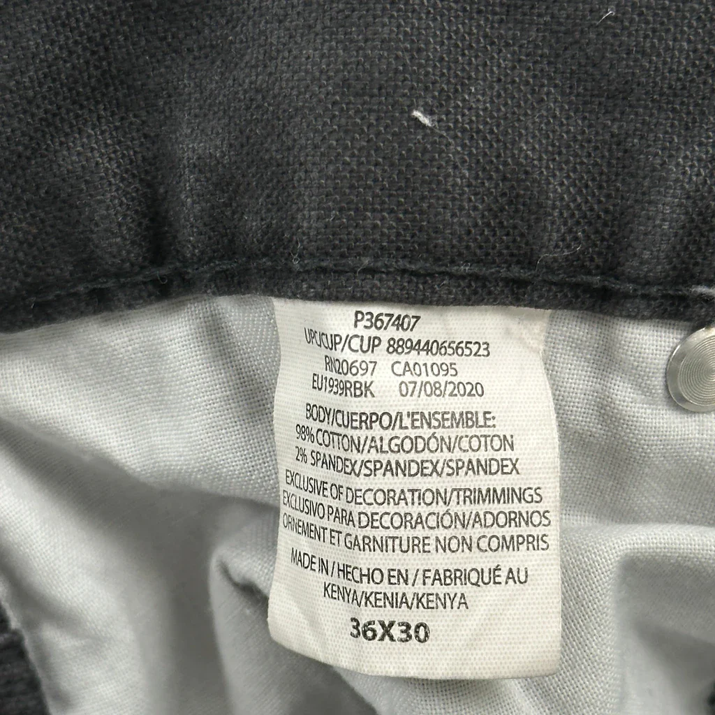 Dickies Carpenter Trousers - 34W 29L Black Cotton - Image 6