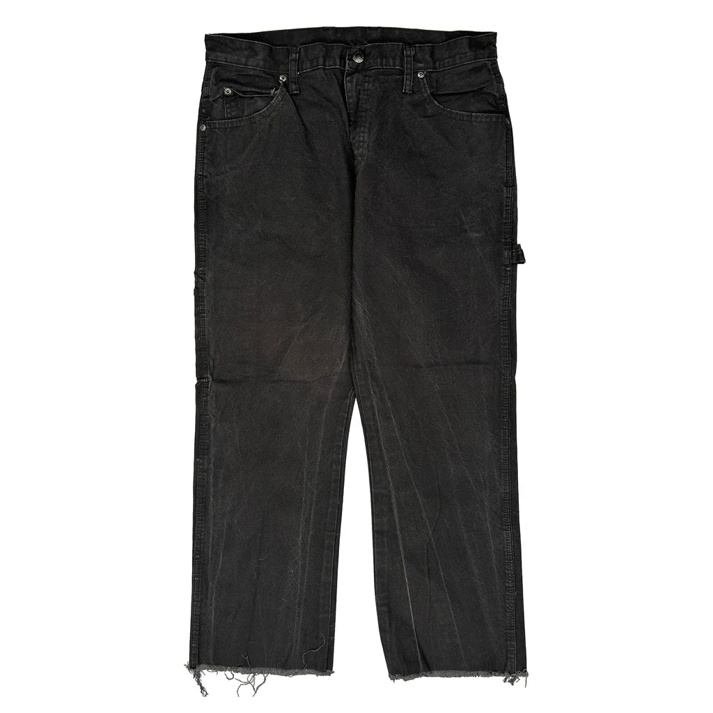 Dickies Carpenter Trousers - 34W 28L Black Cotton - Image 2