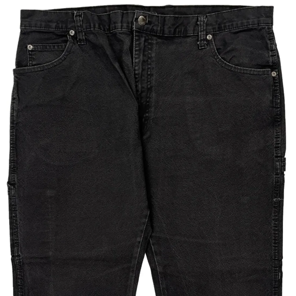 Dickies Carpenter Trousers - 38W 29L Black Cotton - Image 9
