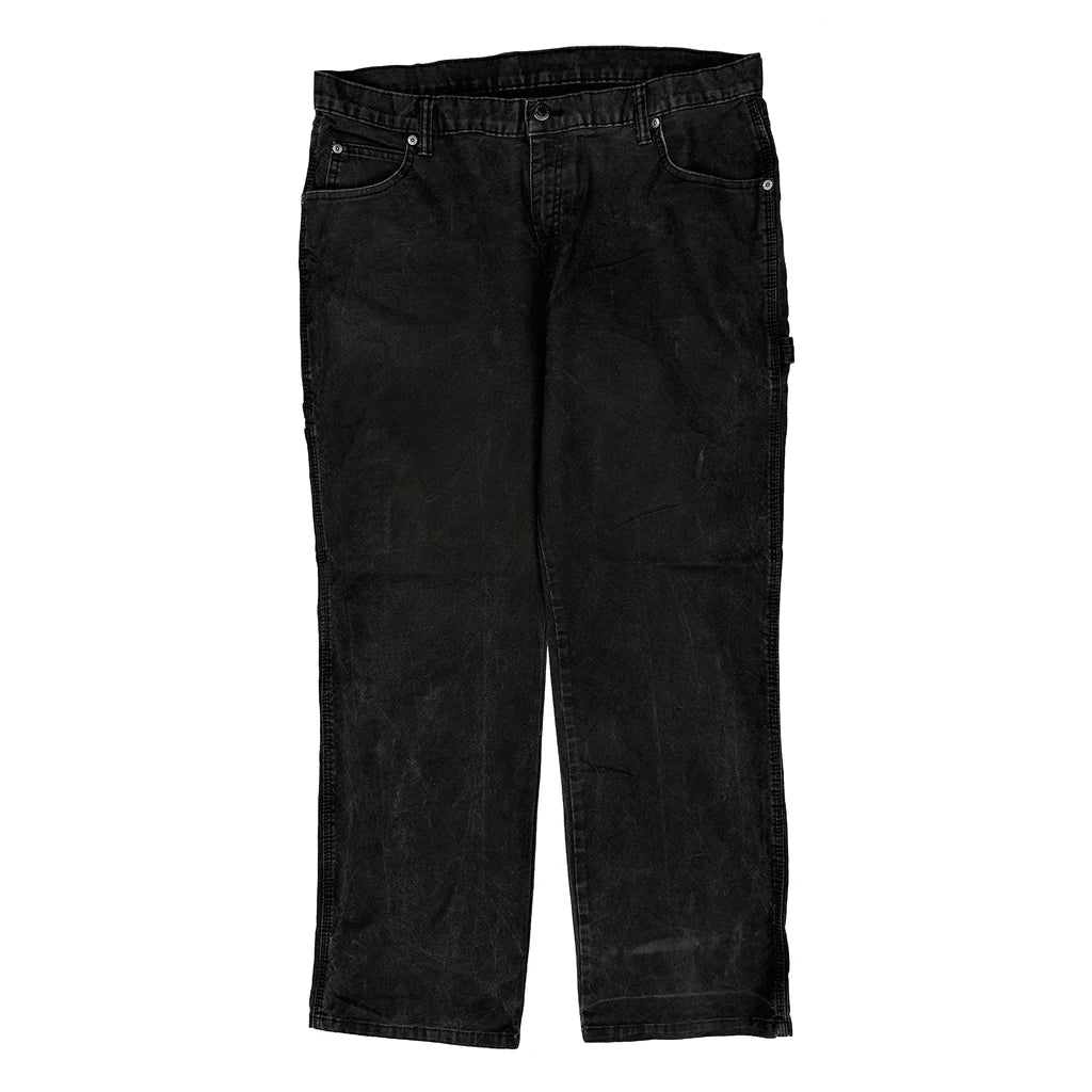 Dickies Carpenter Trousers - 38W 31L Black Cotton - Image 2