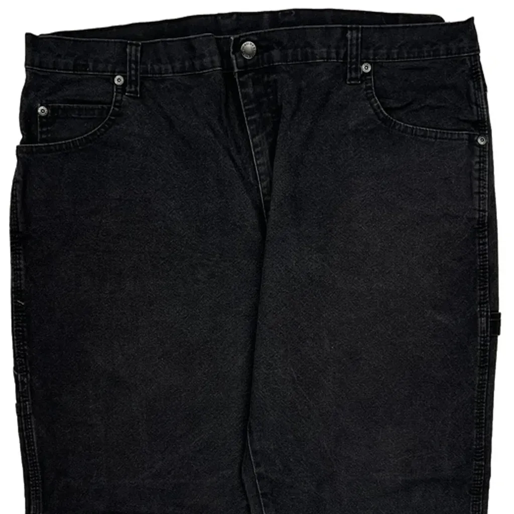 Dickies Carpenter Trousers - 38W 31L Black Cotton - Image 9