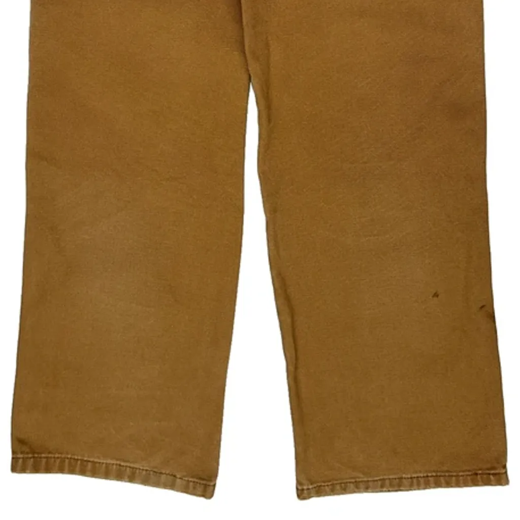 Dickies Double Knee Carpenter Trousers - 29W 30L Brown Cotton - Image 6