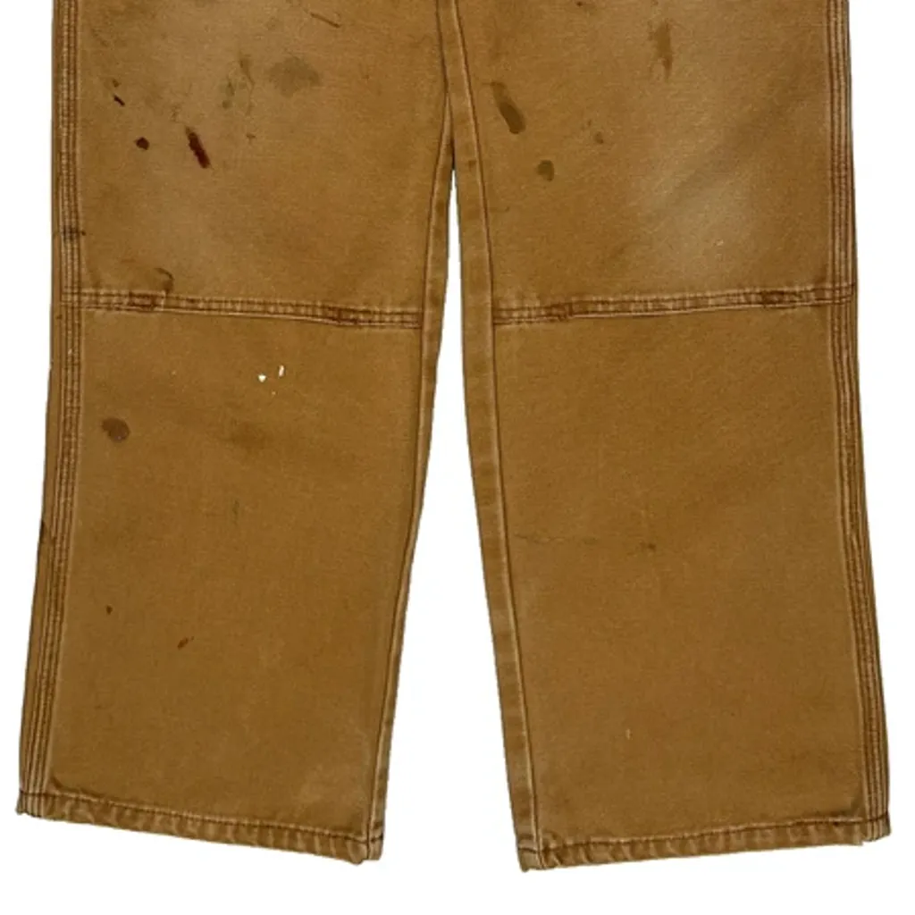 Dickies Double Knee Carpenter Trousers - 29W 30L Brown Cotton - Image 8