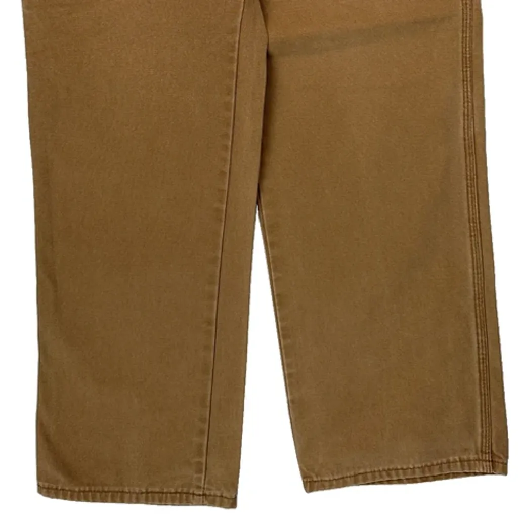 Dickies Carpenter Trousers - 30W 31L Brown Cotton - Image 10