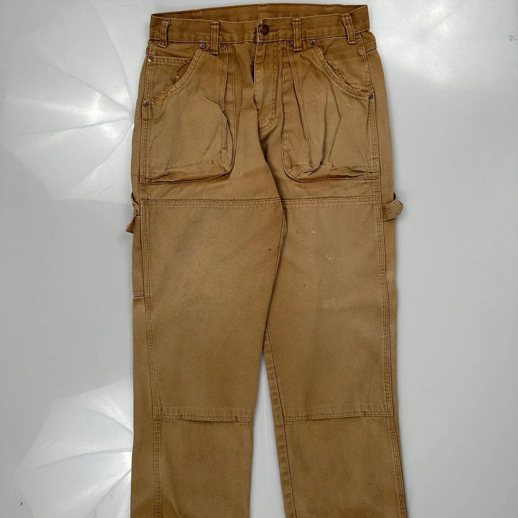 Dickies Carpenter Trousers - 30W 30L Brown Cotton - Image 3