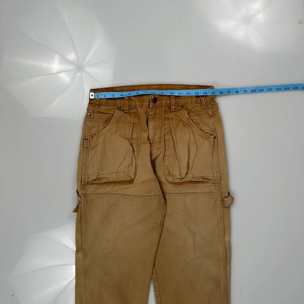 Dickies Carpenter Trousers - 30W 30L Brown Cotton - Image 4