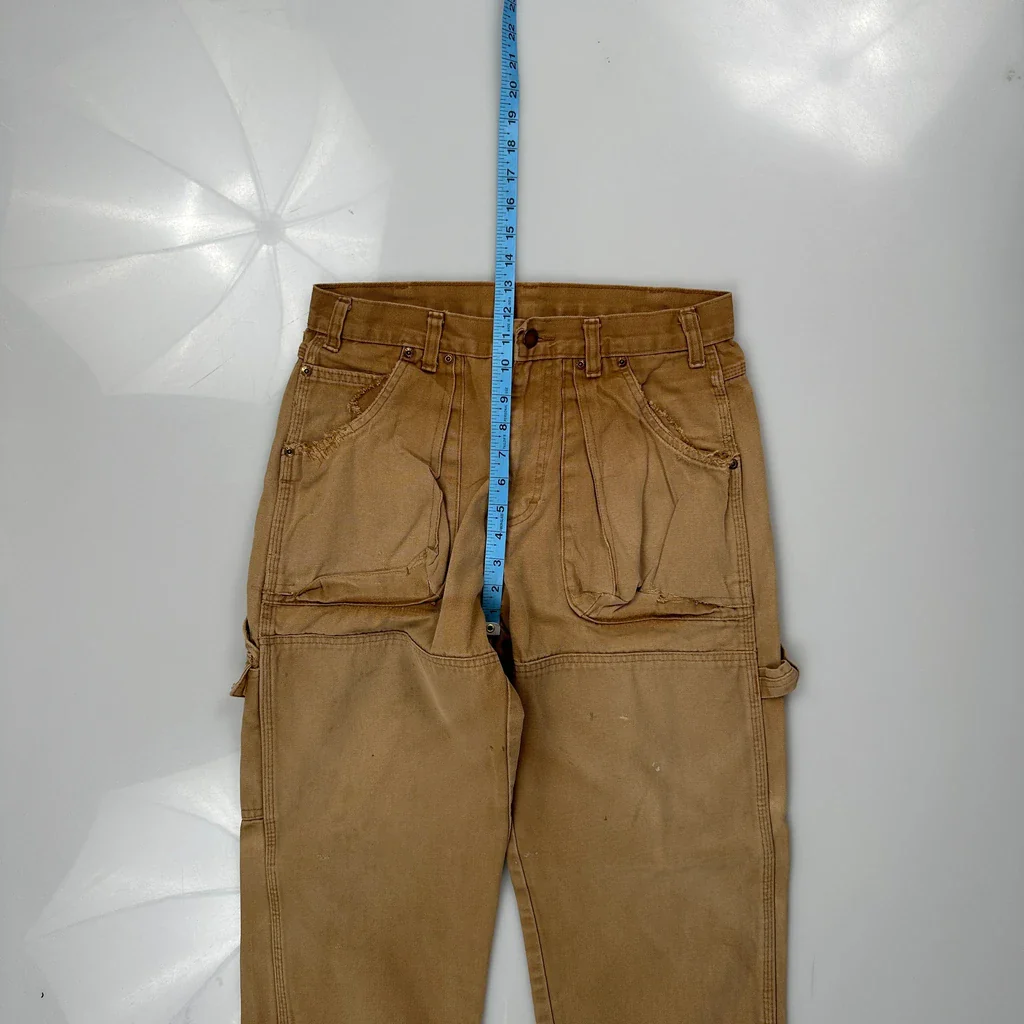 Dickies Carpenter Trousers - 30W 30L Brown Cotton - Image 5