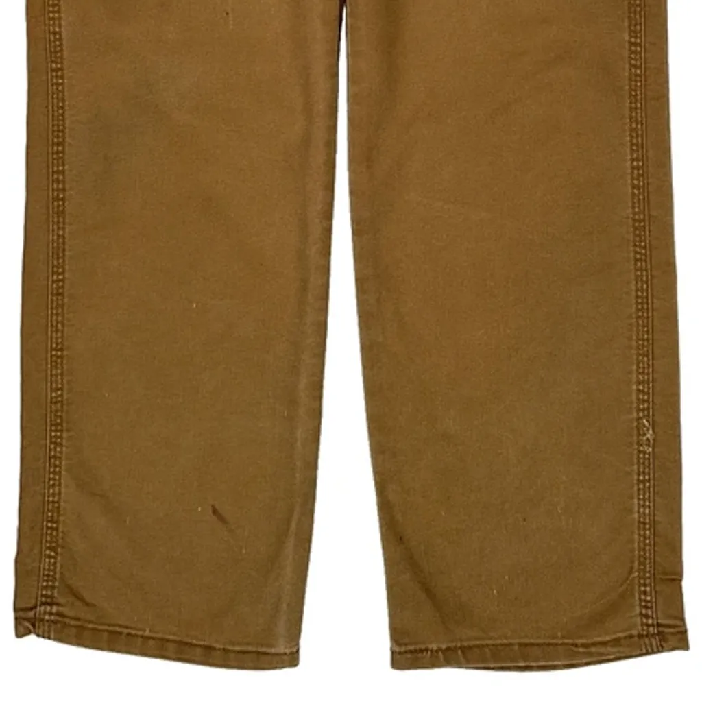 Dickies Double Knee Carpenter Trousers - 30W 30L Brown Cotton - Image 11