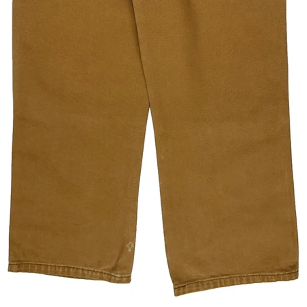Dickies Double Knee Carpenter Trousers - 30W 30L Brown Cotton - Image 6