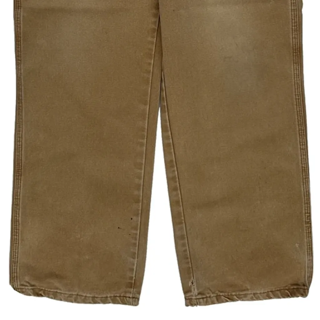 Dickies Carpenter Trousers - 30W 31L Brown Cotton - Image 9