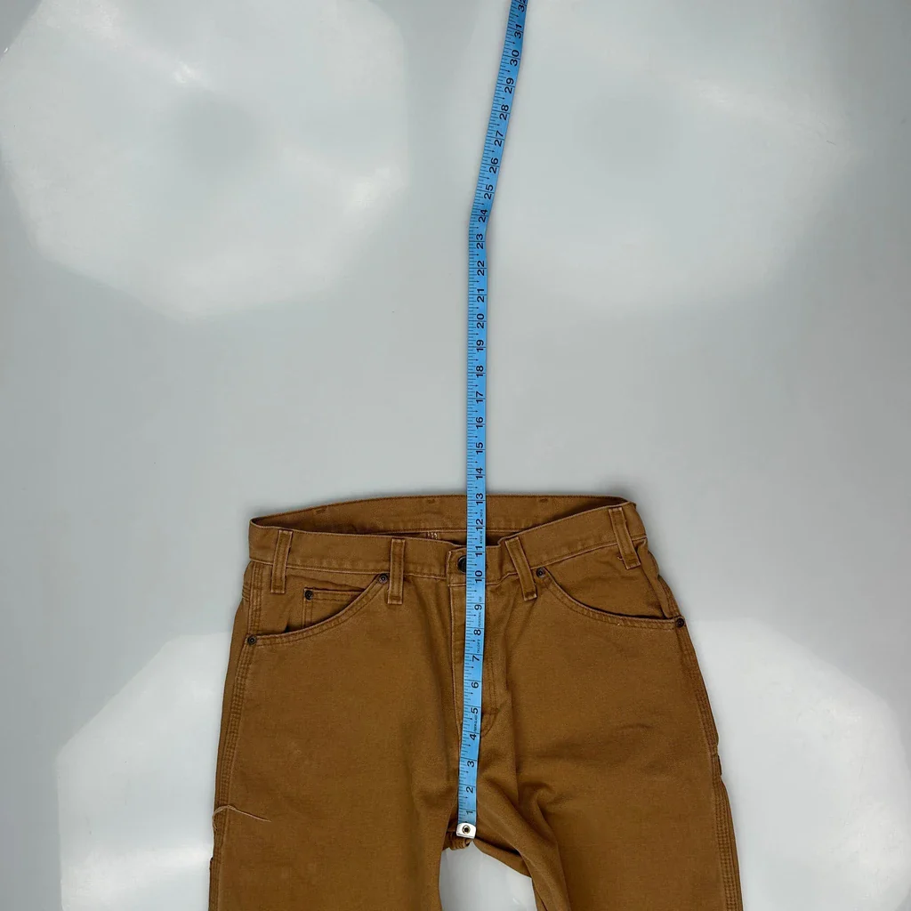 Dickies Carpenter Trousers - 30W 30L Brown Cotton - Image 4