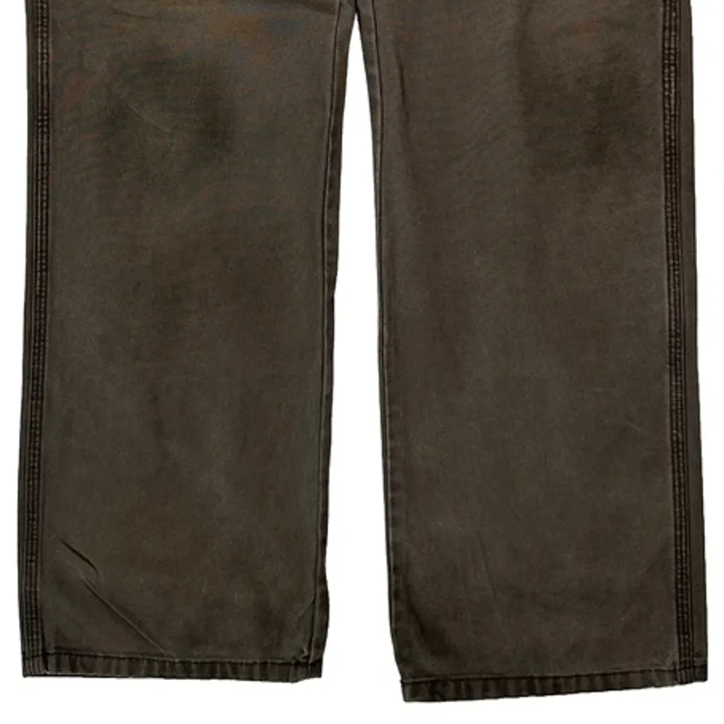 Dickies Carpenter Trousers - 30W 31L Brown Cotton - Image 8