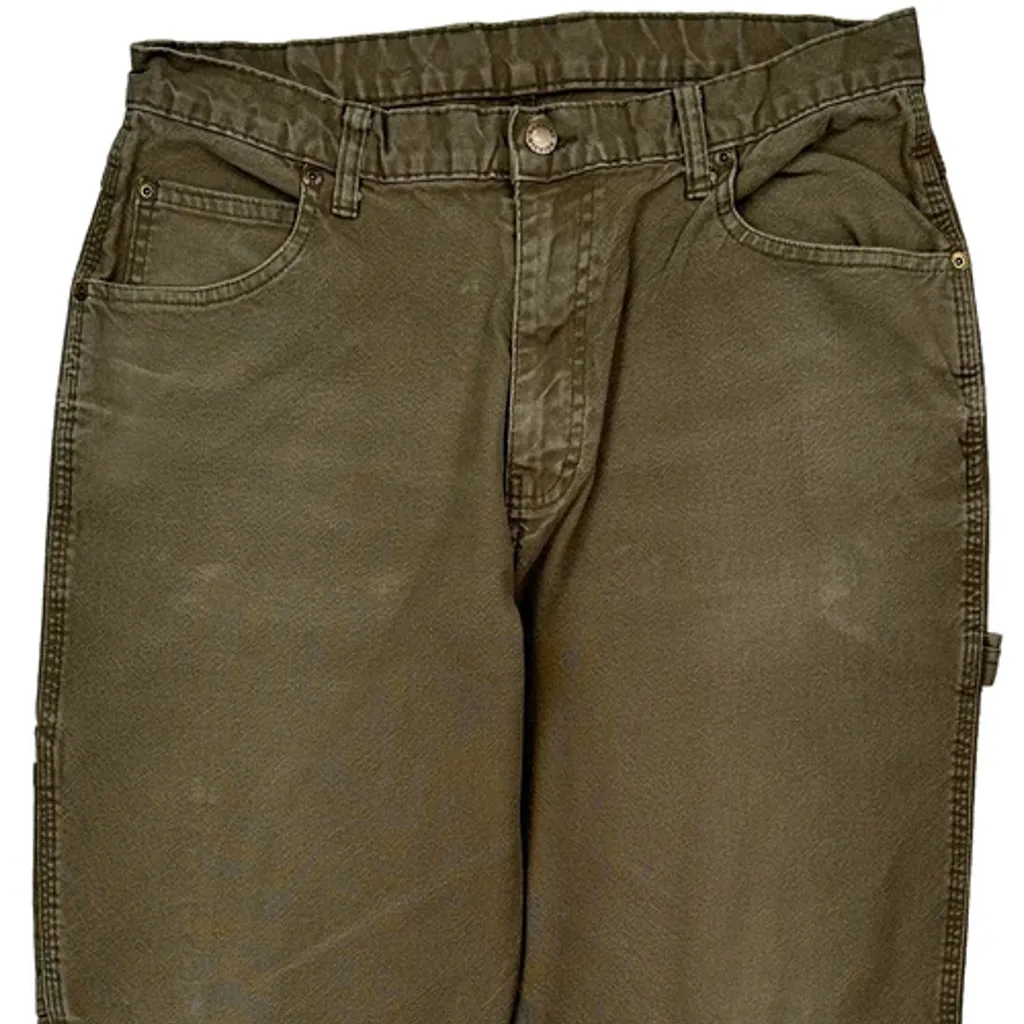 Dickies Carpenter Trousers - 30W 29L Brown Cotton - Image 10