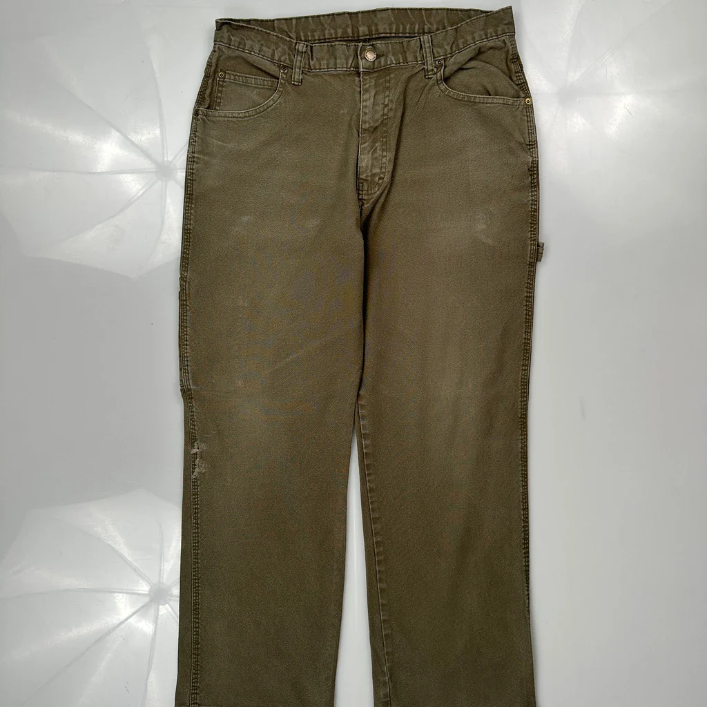 Dickies Carpenter Trousers - 30W 29L Brown Cotton - Image 3