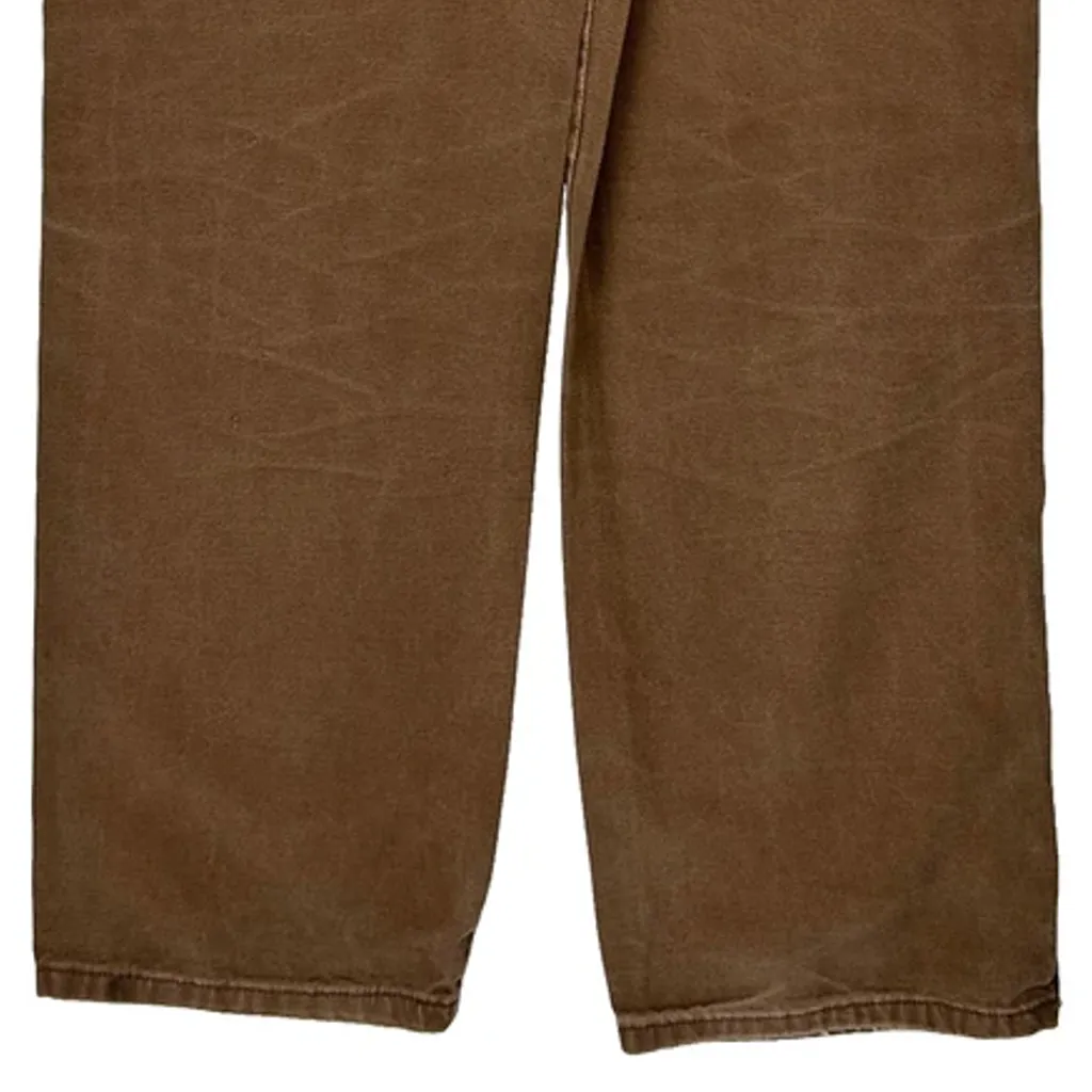 Dickies Carpenter Trousers - 30W 32L Brown Cotton - Image 7