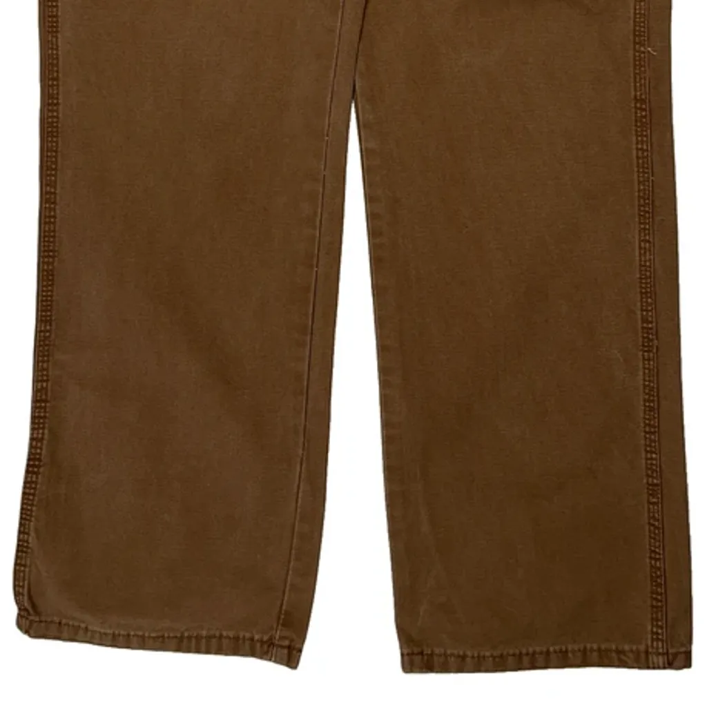 Dickies Carpenter Trousers - 31W 32L Brown Cotton - Image 10