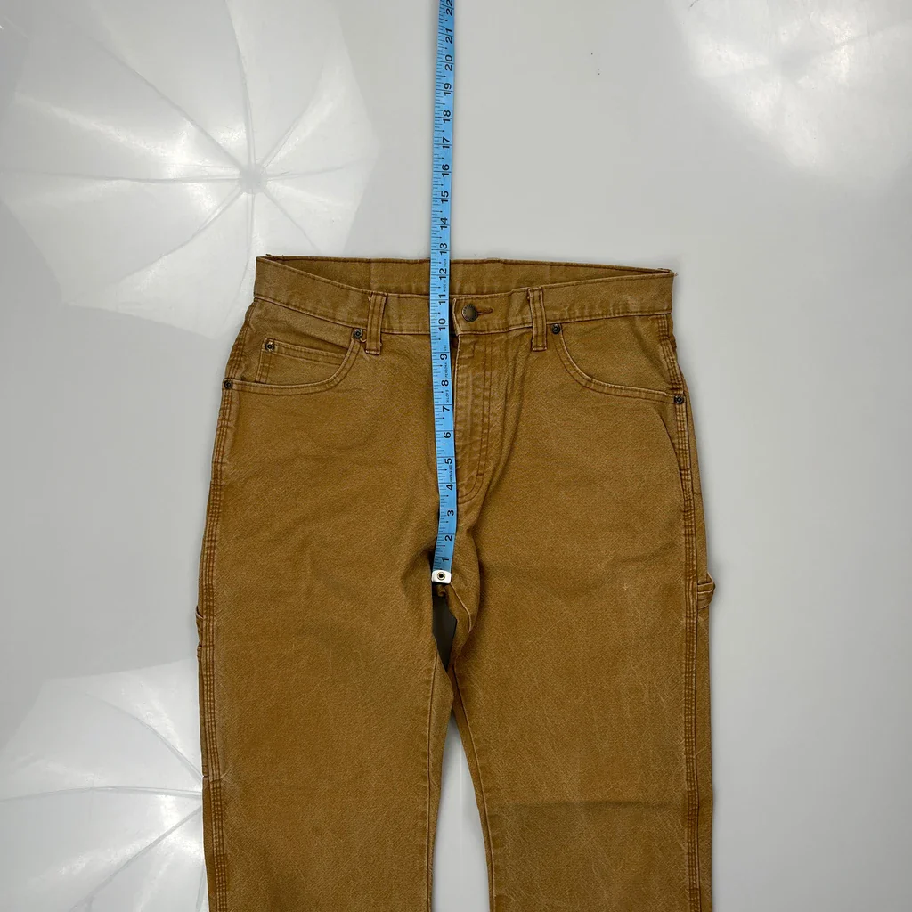 Dickies Carpenter Trousers - 31W 32L Brown Cotton - Image 4
