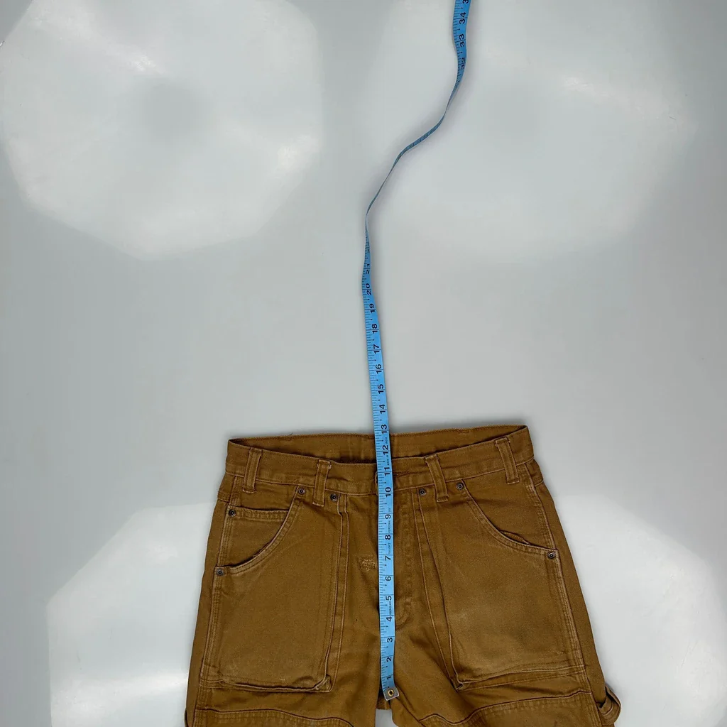 Dickies Double Knee Carpenter Trousers - 31W 28L Brown Cotton - Image 4