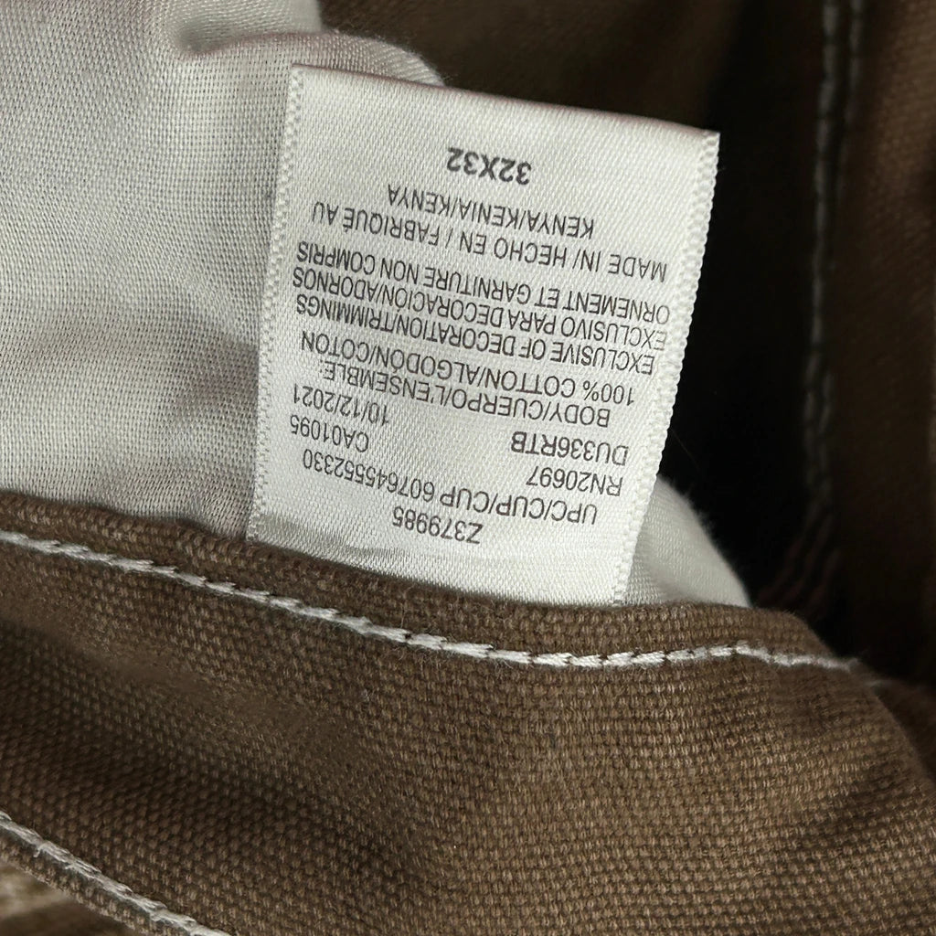 Dickies Carpenter Trousers - 31W 31L Brown Cotton - Image 6