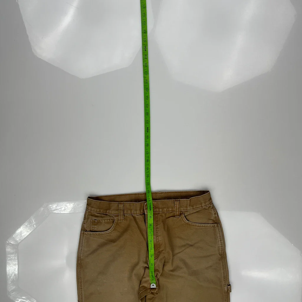 Dickies Carpenter Trousers - 31W 30L Brown Cotton - Image 4