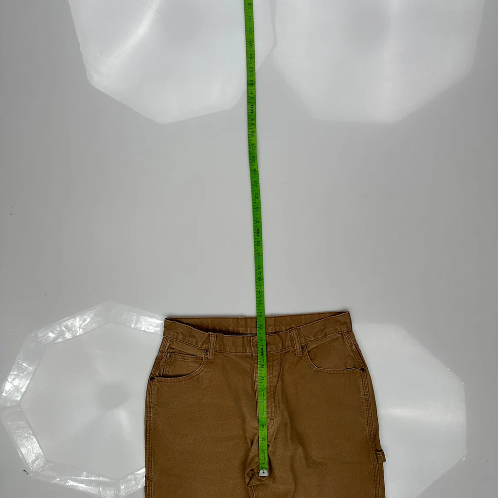 Dickies Carpenter Trousers - 31W 30L Brown Cotton - Image 4