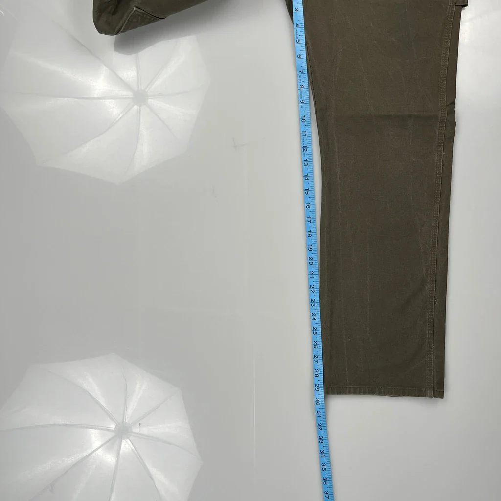 Dickies Carpenter Trousers - 32W 30L Brown Cotton - Image 5