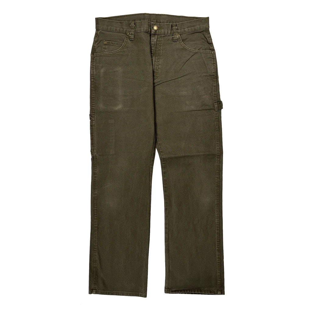 Dickies Carpenter Trousers - 32W 31L Brown Cotton - Image 2