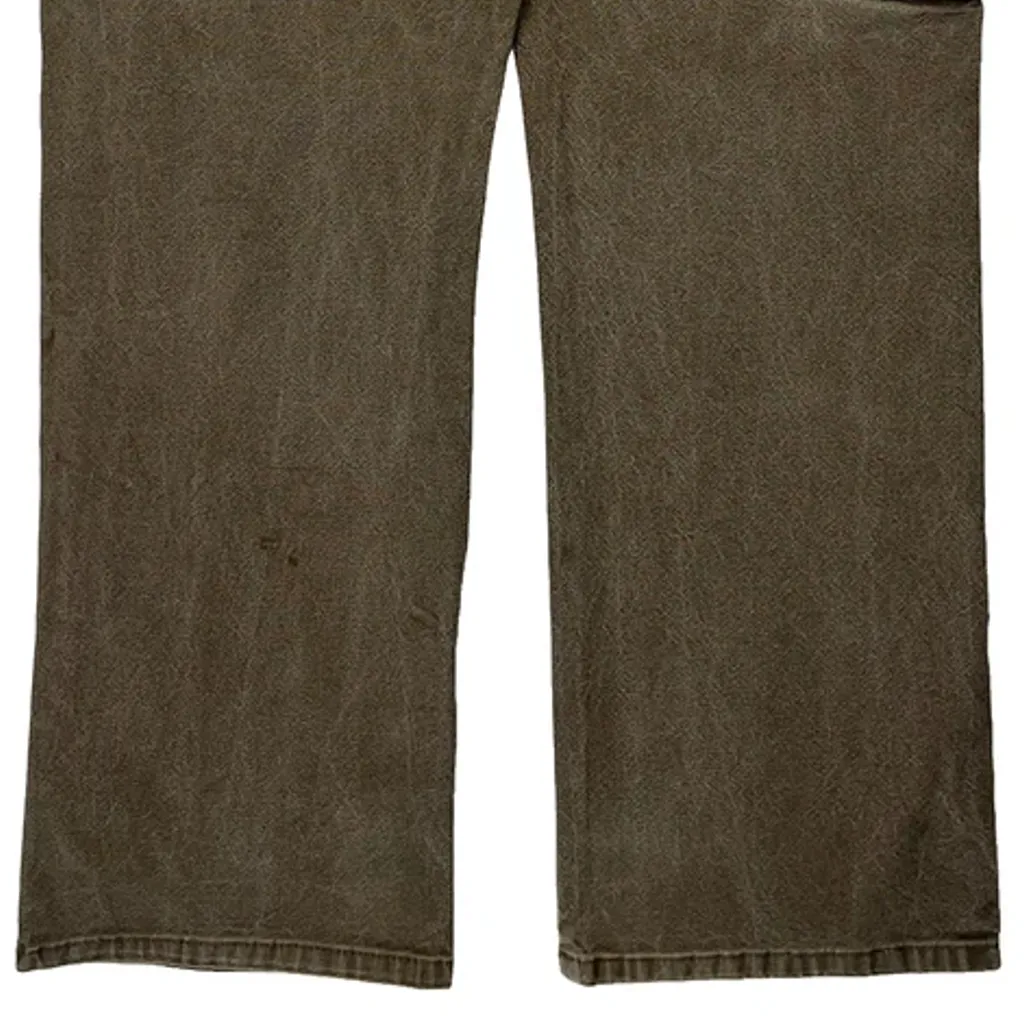 Dickies Carpenter Trousers - 32W 29L Brown Cotton - Image 6