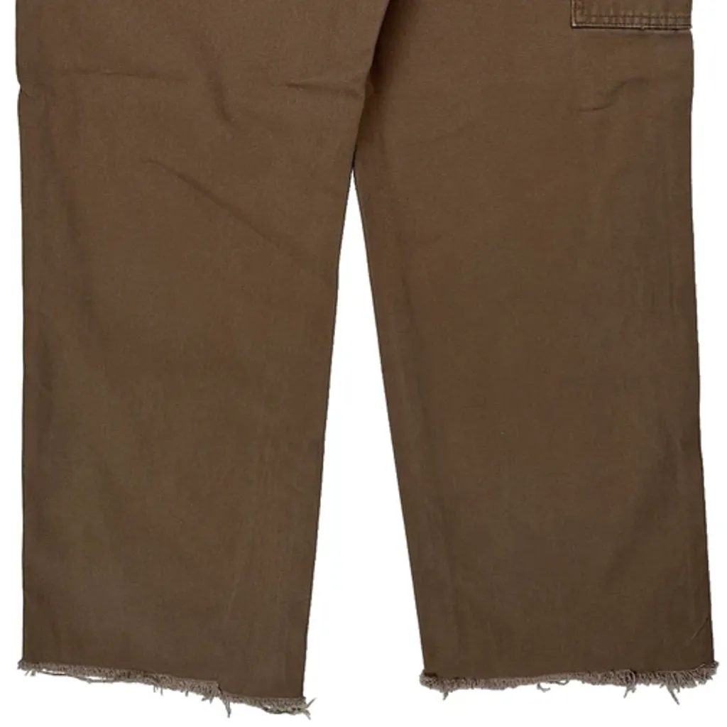 Dickies Carpenter Trousers - 32W 30L Brown Cotton - Image 8