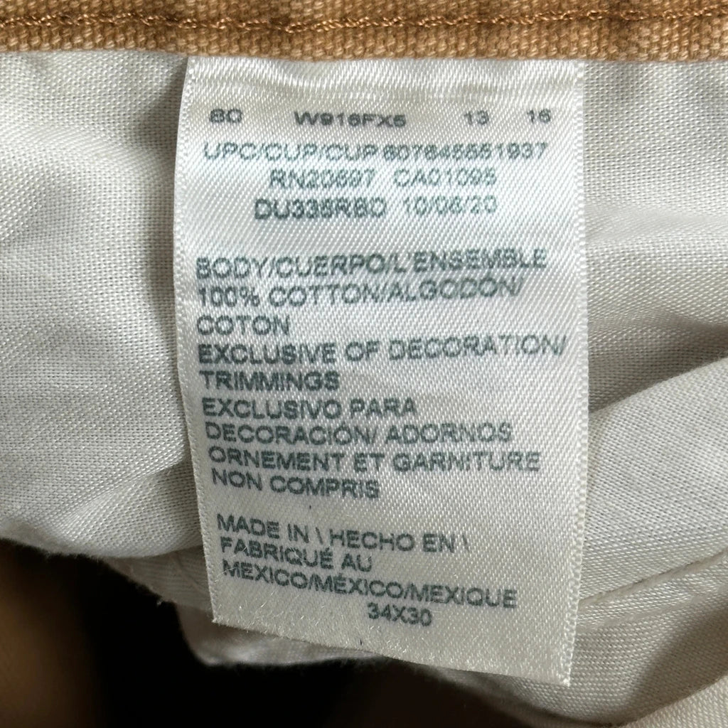 Dickies Carpenter Trousers - 32W 30L Brown Cotton - Image 6