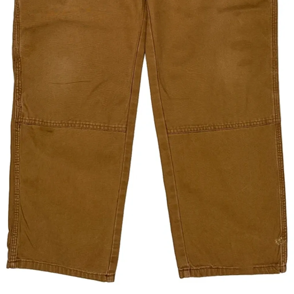 Dickies Double Knee Carpenter Trousers - 32W 31L Brown Cotton - Image 10