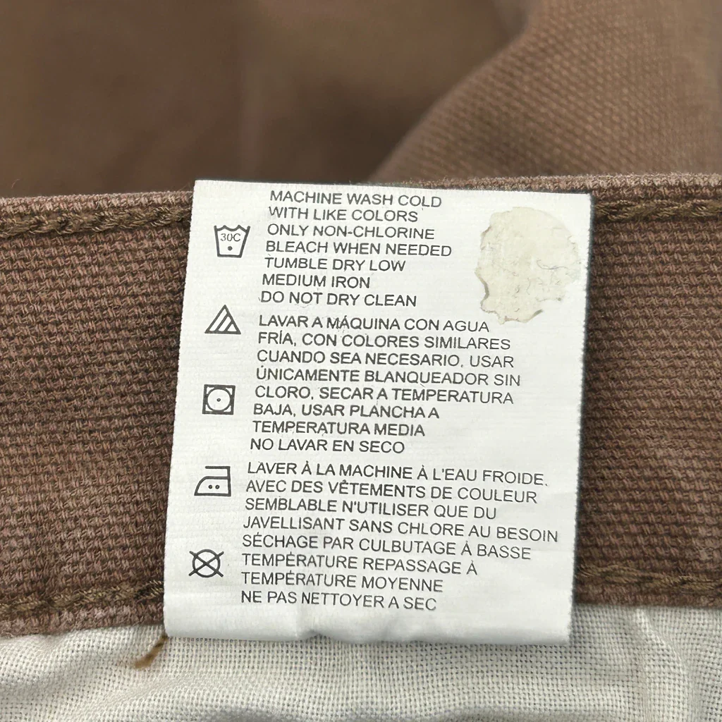 Dickies Carpenter Trousers - 32W 32L Brown Cotton - Image 7
