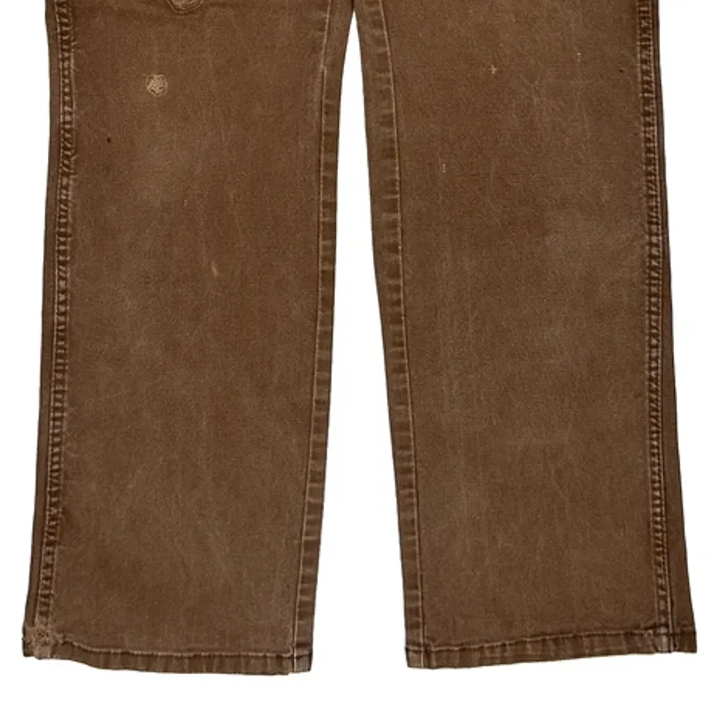Dickies Carpenter Trousers - 32W 30L Brown Cotton - Image 10