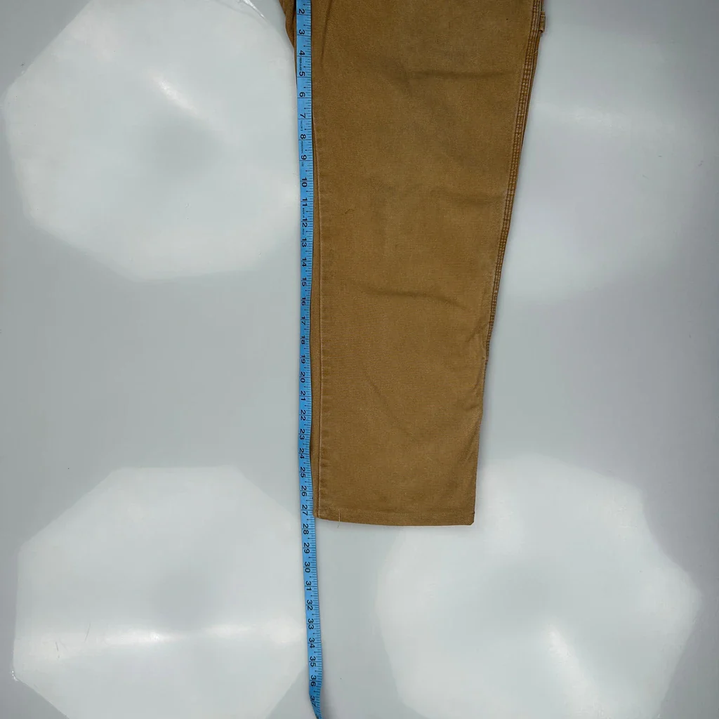 Dickies Carpenter Trousers - 32W 27L Brown Cotton - Image 5