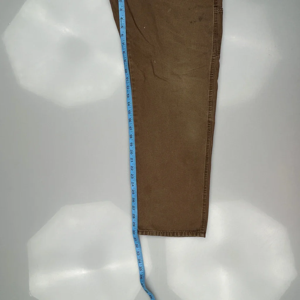Dickies Carpenter Trousers - 32W 30L Brown Cotton - Image 5