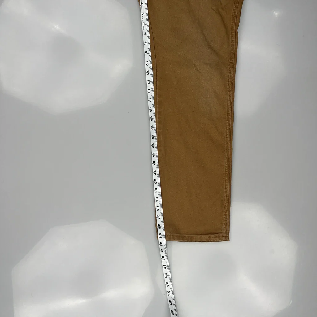 Dickies Carpenter Trousers - 32W 30L Brown Cotton - Image 5
