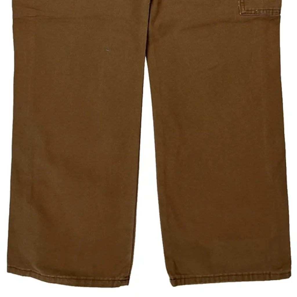Dickies Carpenter Trousers - 33W 30L Brown Cotton - Image 6