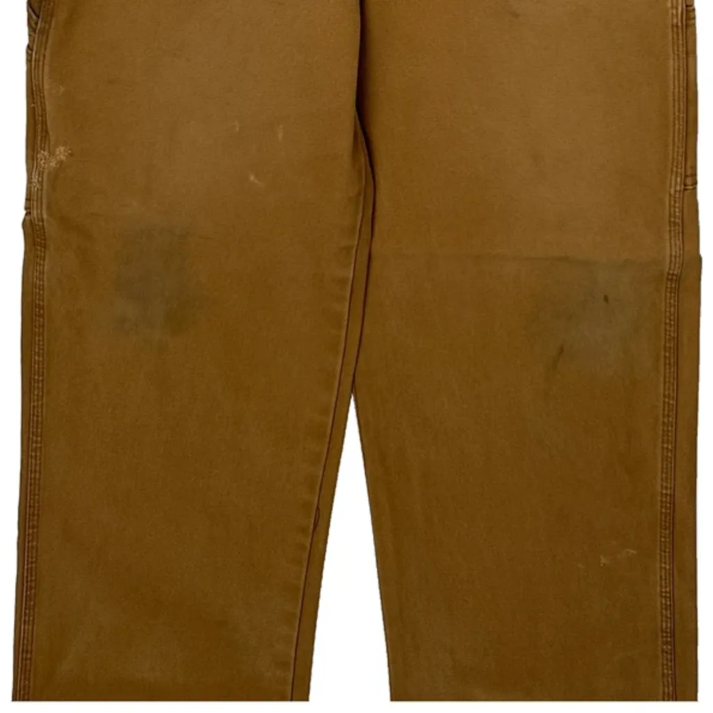 Dickies Carpenter Trousers - 33W 30L Brown Cotton - Image 10