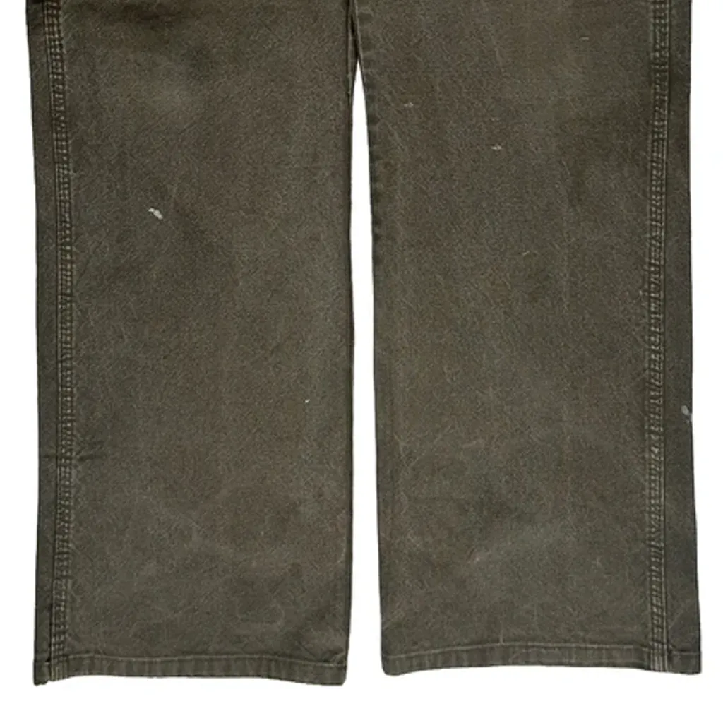 Dickies Carpenter Trousers - 33W 29L Brown Cotton - Image 9