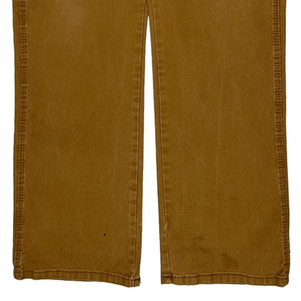 Dickies Carpenter Trousers - 33W 32L Brown Cotton - Image 9