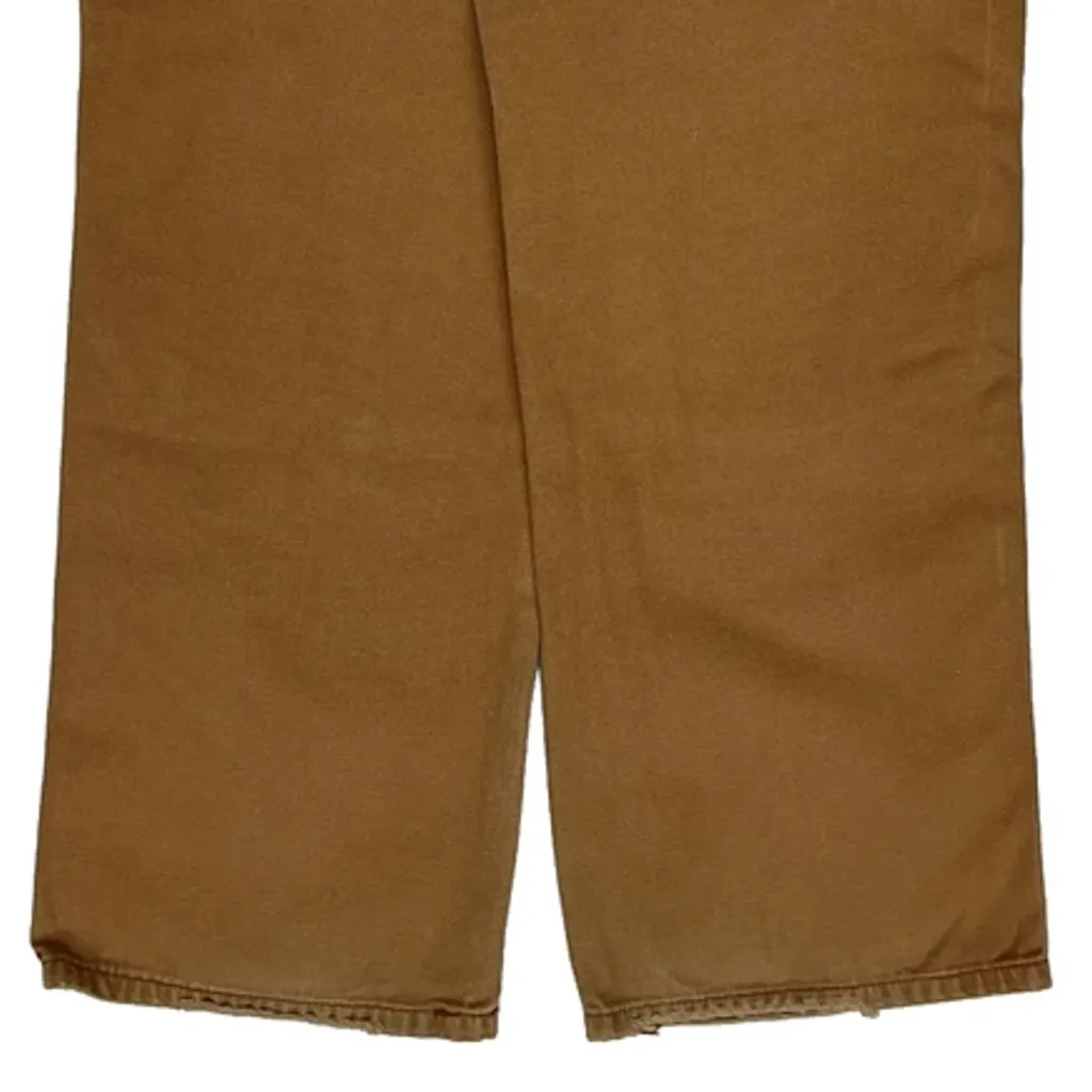 Dickies Double Knee Carpenter Trousers - 33W 30L Brown Cotton - Image 6