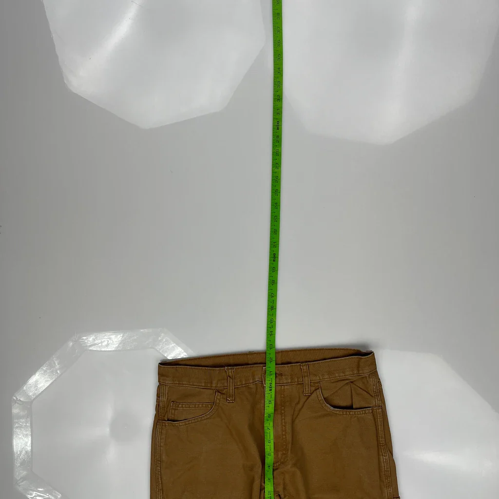 Dickies Carpenter Trousers - 33W 34L Brown Cotton - Image 4