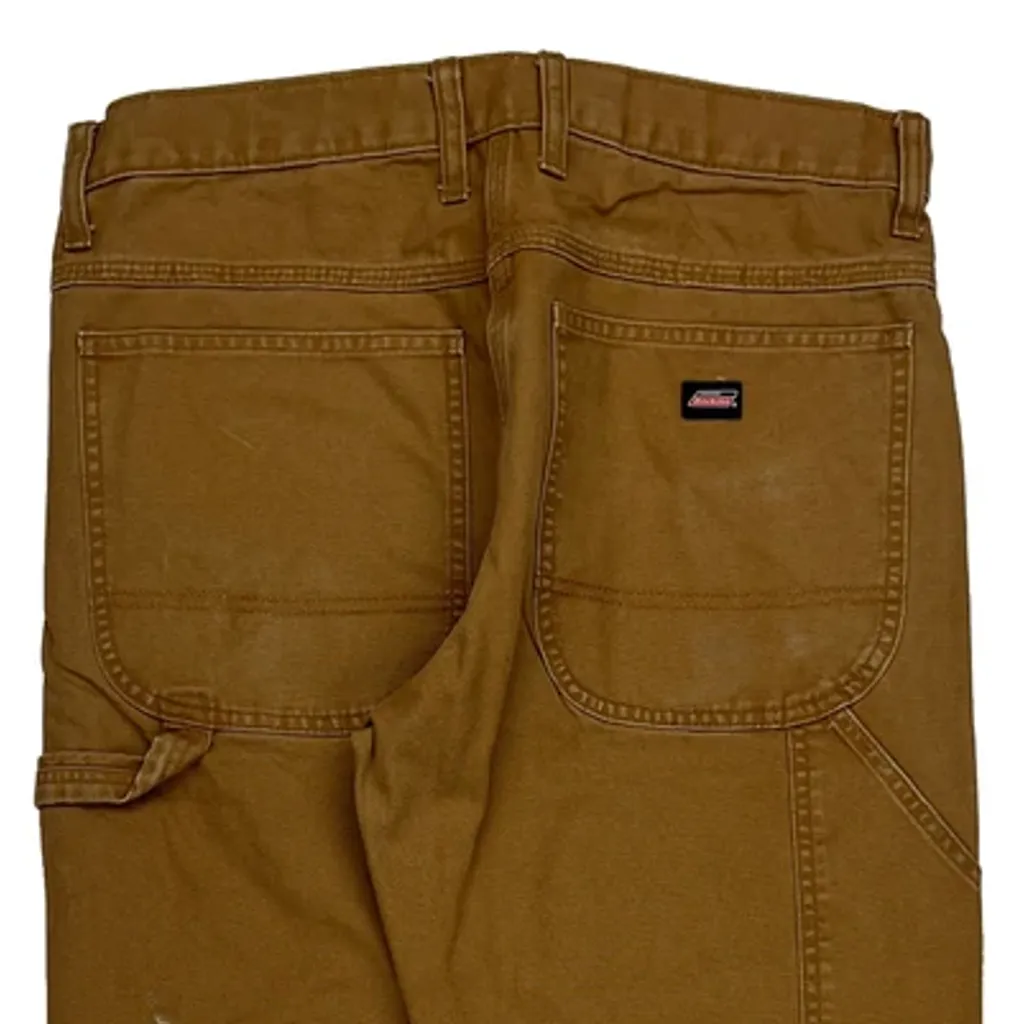 Dickies Carpenter Trousers - 33W 34L Brown Cotton - Image 8