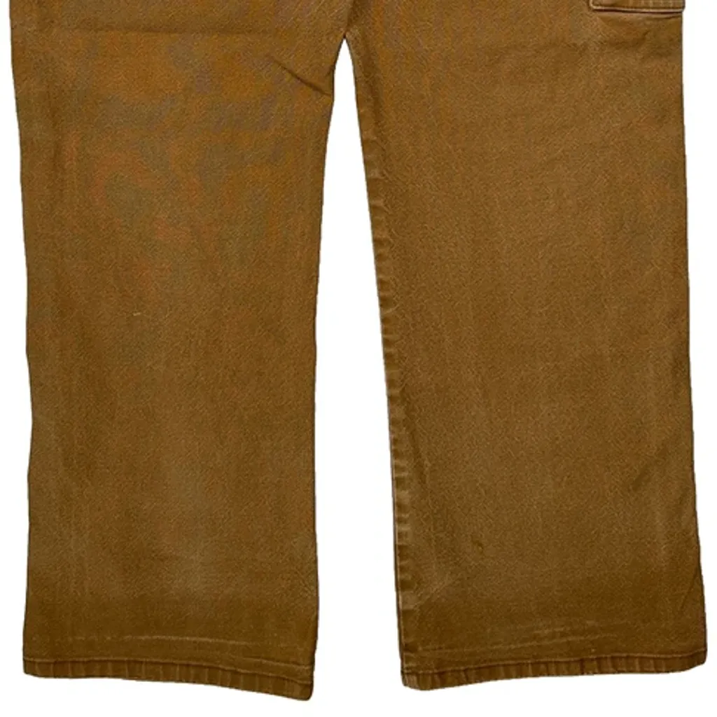 Dickies Carpenter Trousers - 34W 29L Brown Cotton - Image 7