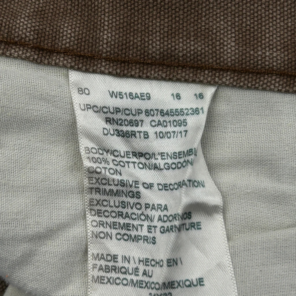 Dickies Carpenter Trousers - 34W 32L Brown Cotton - Image 6