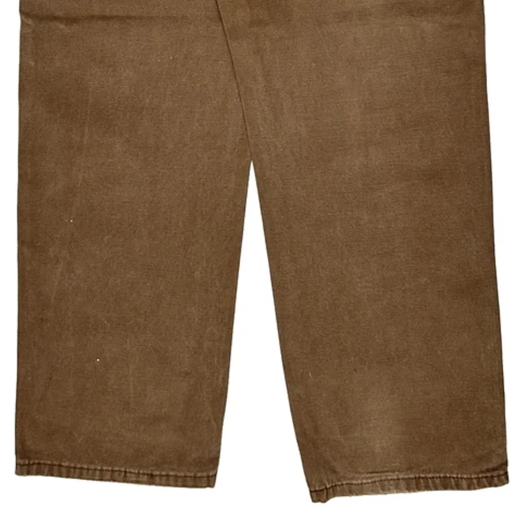 Dickies Carpenter Trousers - 34W 32L Brown Cotton - Image 9