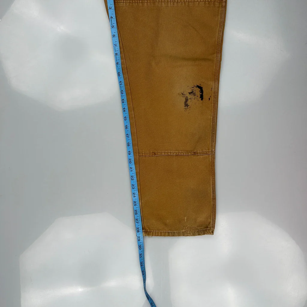 Dickies Double Knee Carpenter Trousers - 34W 29L Brown Cotton - Image 5