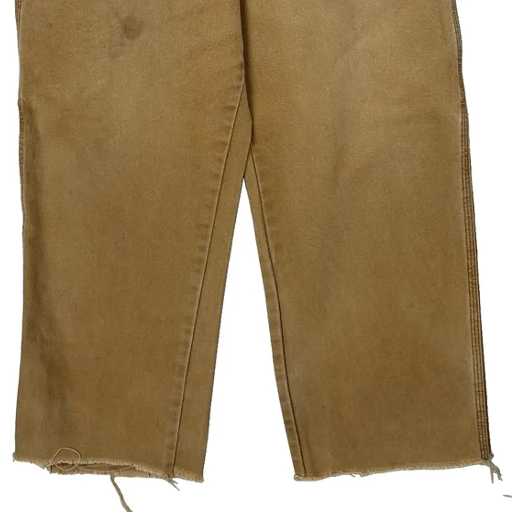 Dickies Carpenter Trousers - 34W 28L Brown Cotton - Image 9