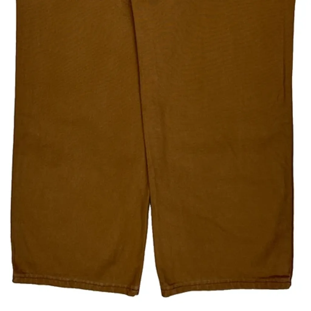 Dickies Carpenter Trousers - 34W 34L Brown Cotton - Image 7