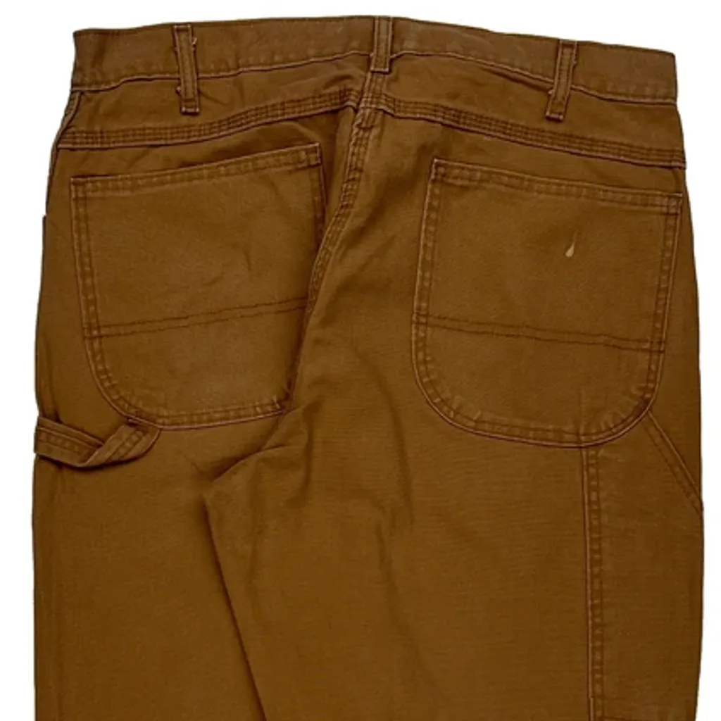 Dickies Carpenter Trousers - 34W 34L Brown Cotton - Image 8